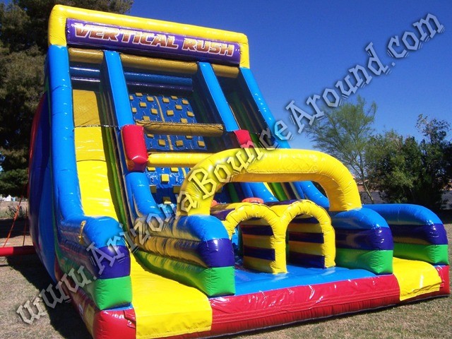 Vertical rush inflatable obstacle course rental Phoenix AZ